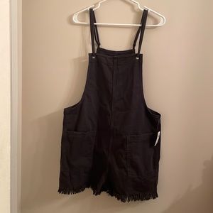 Aerie Double Strap Shortall-L Never Worn